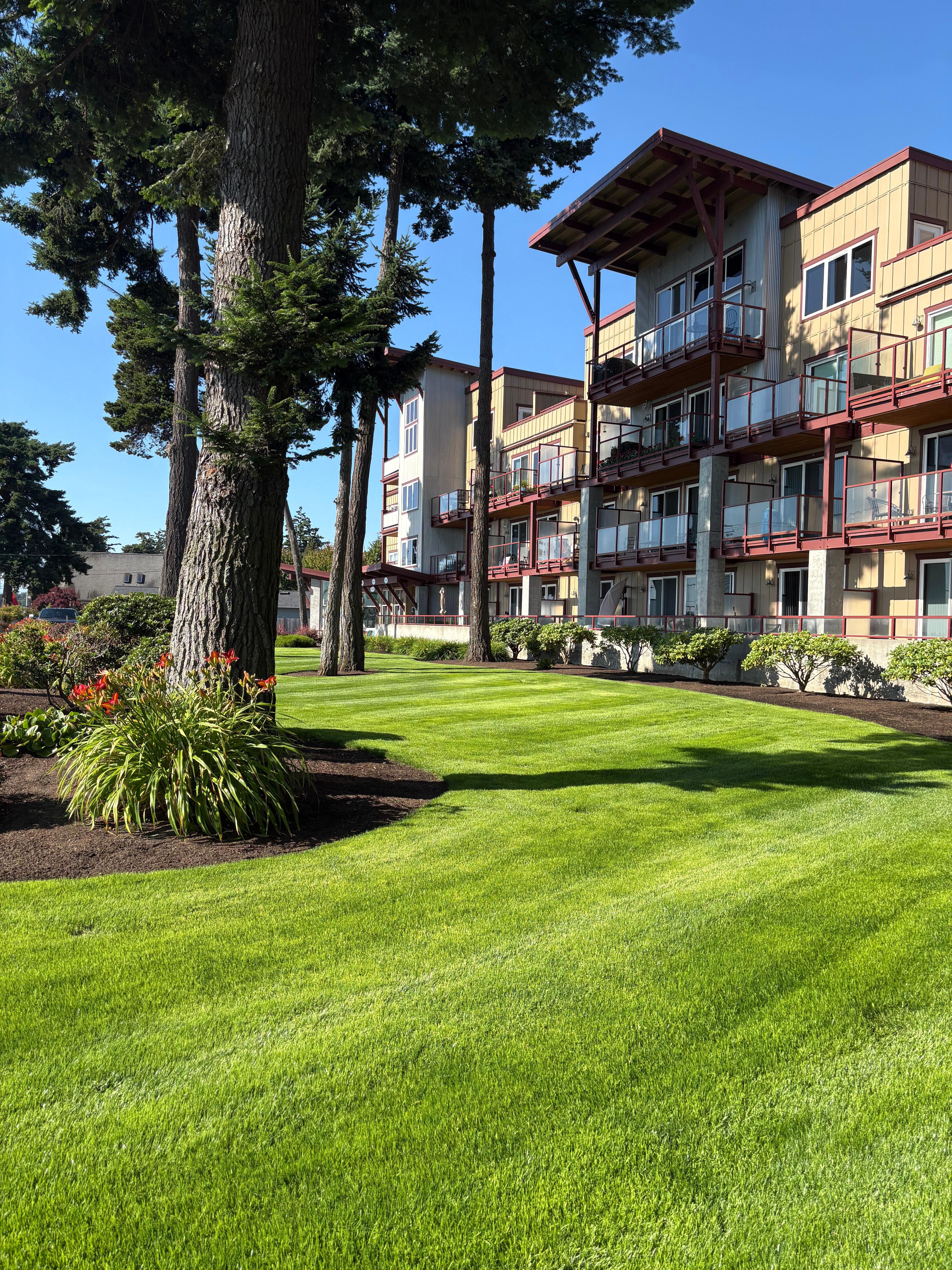 Landscaping is immaculate