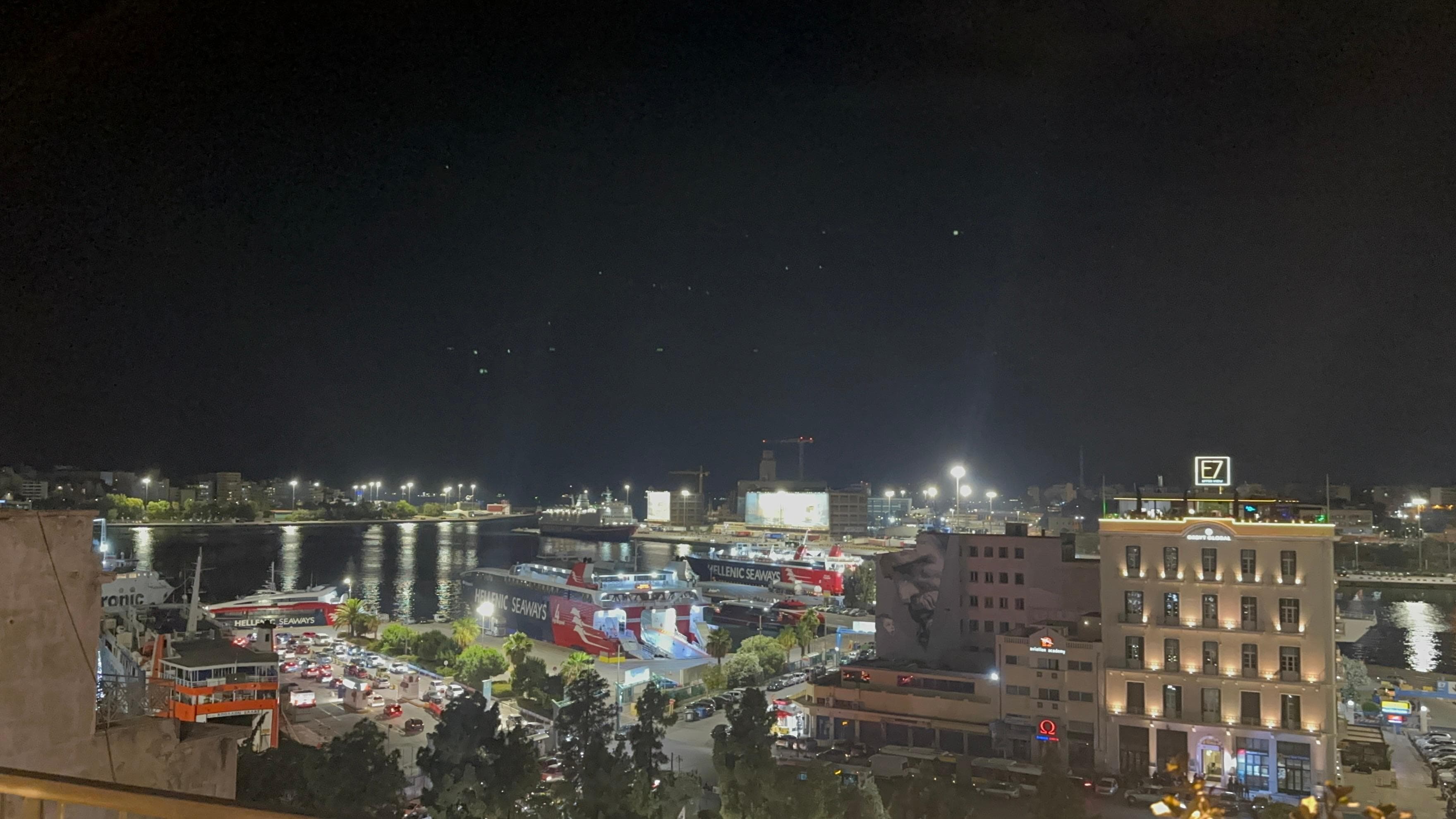 View from roof bar