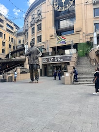 Nelson Mandela square - à stone’s throw from Onomo hotel