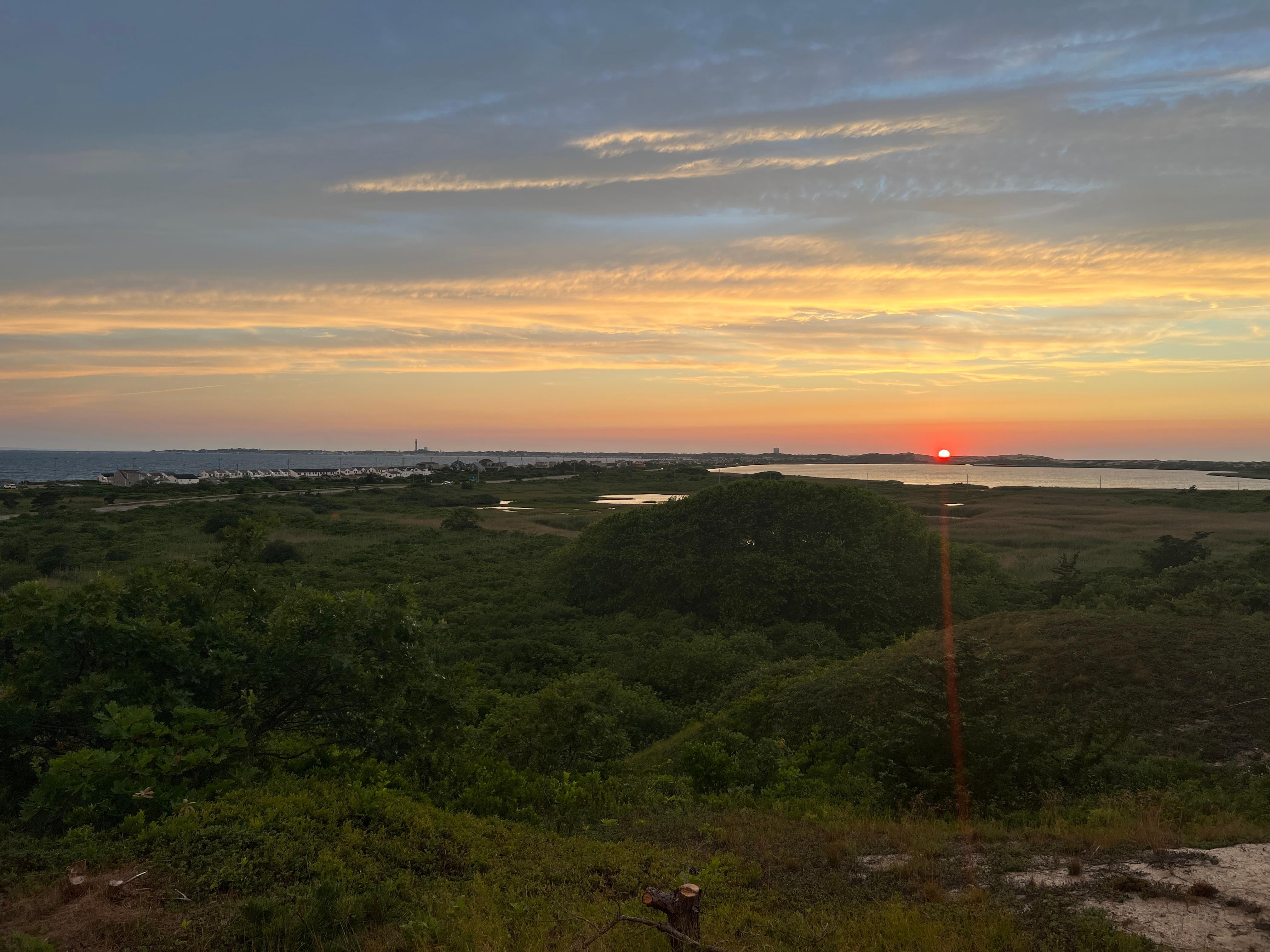 Sunset view from Dune Crest