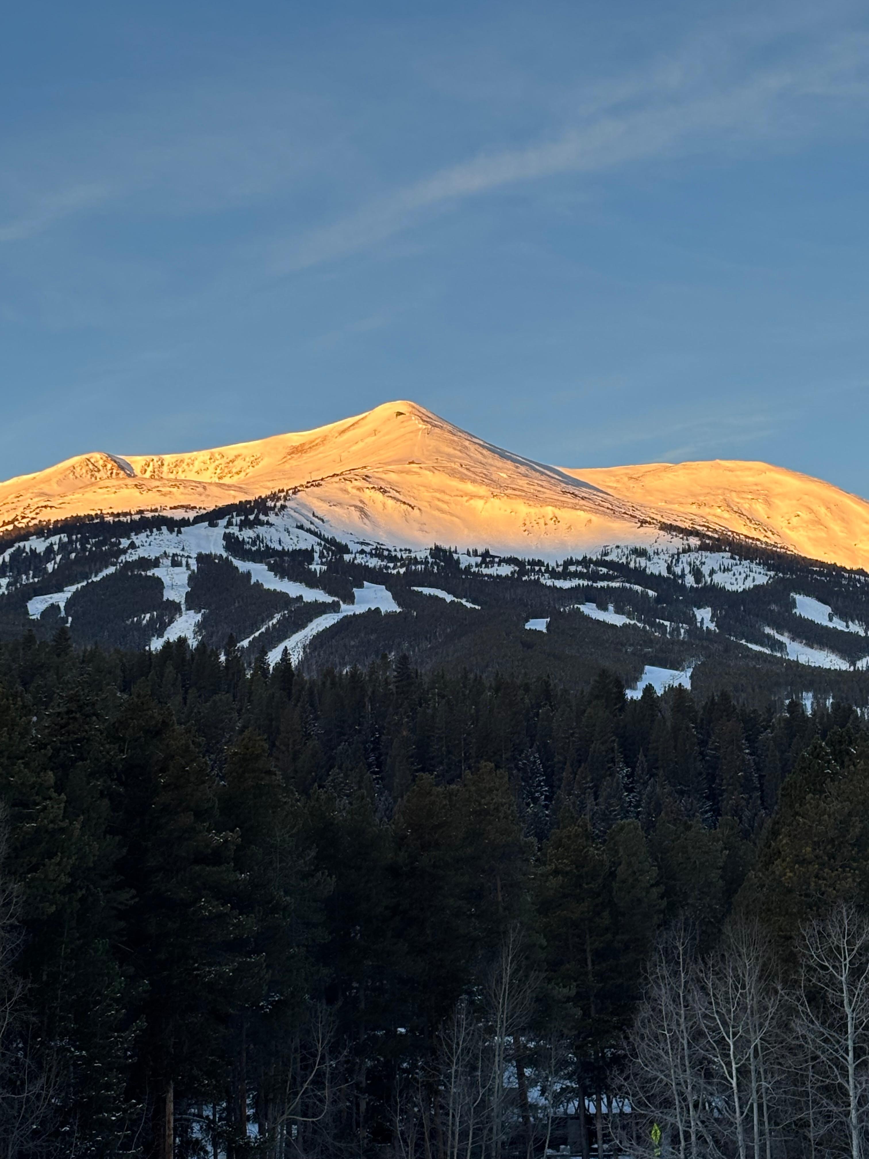 View from windows sunrise