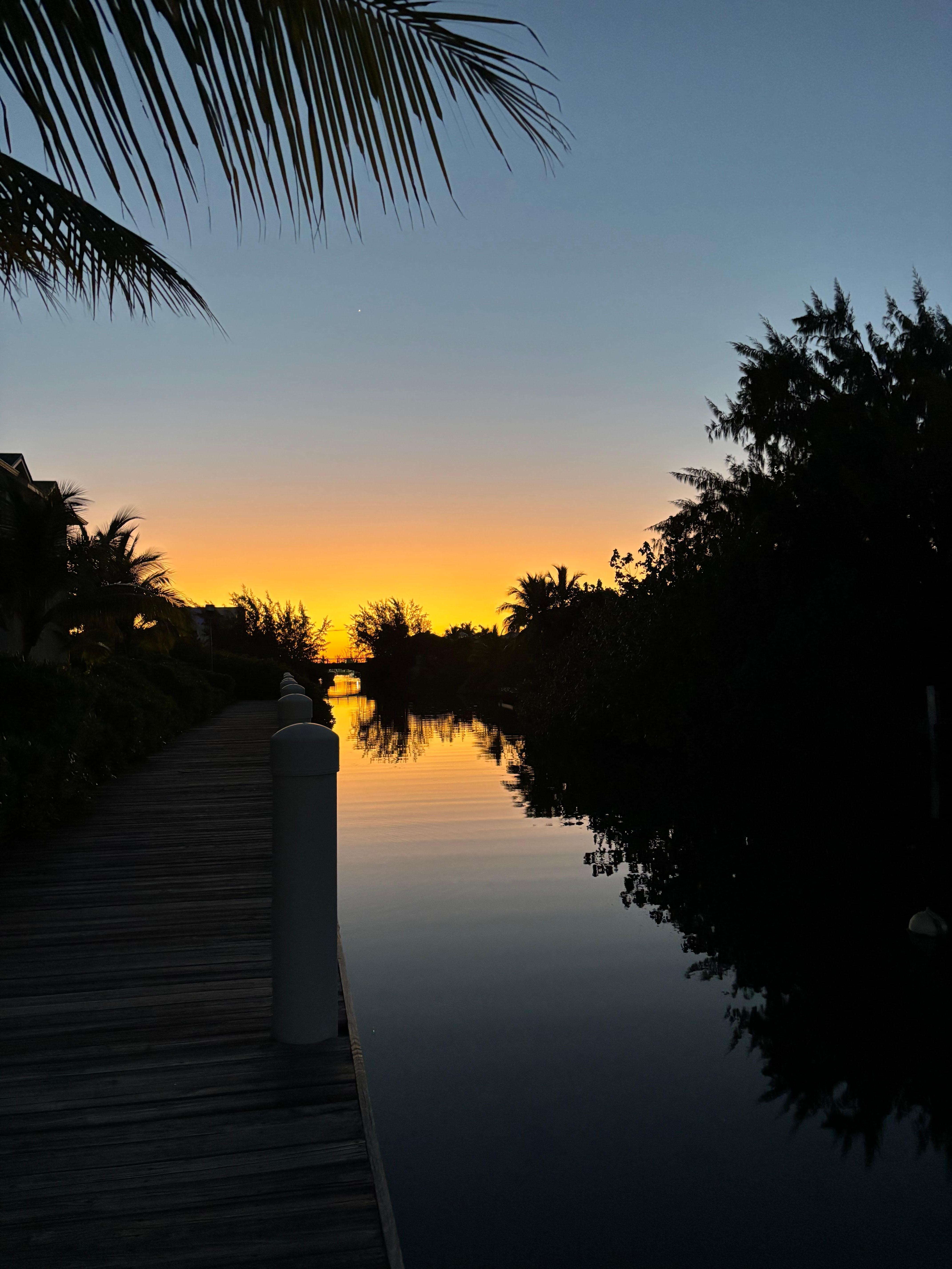 Sunset from the dock