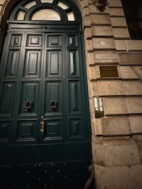 This is the front door of the hotel. A little hard to find.