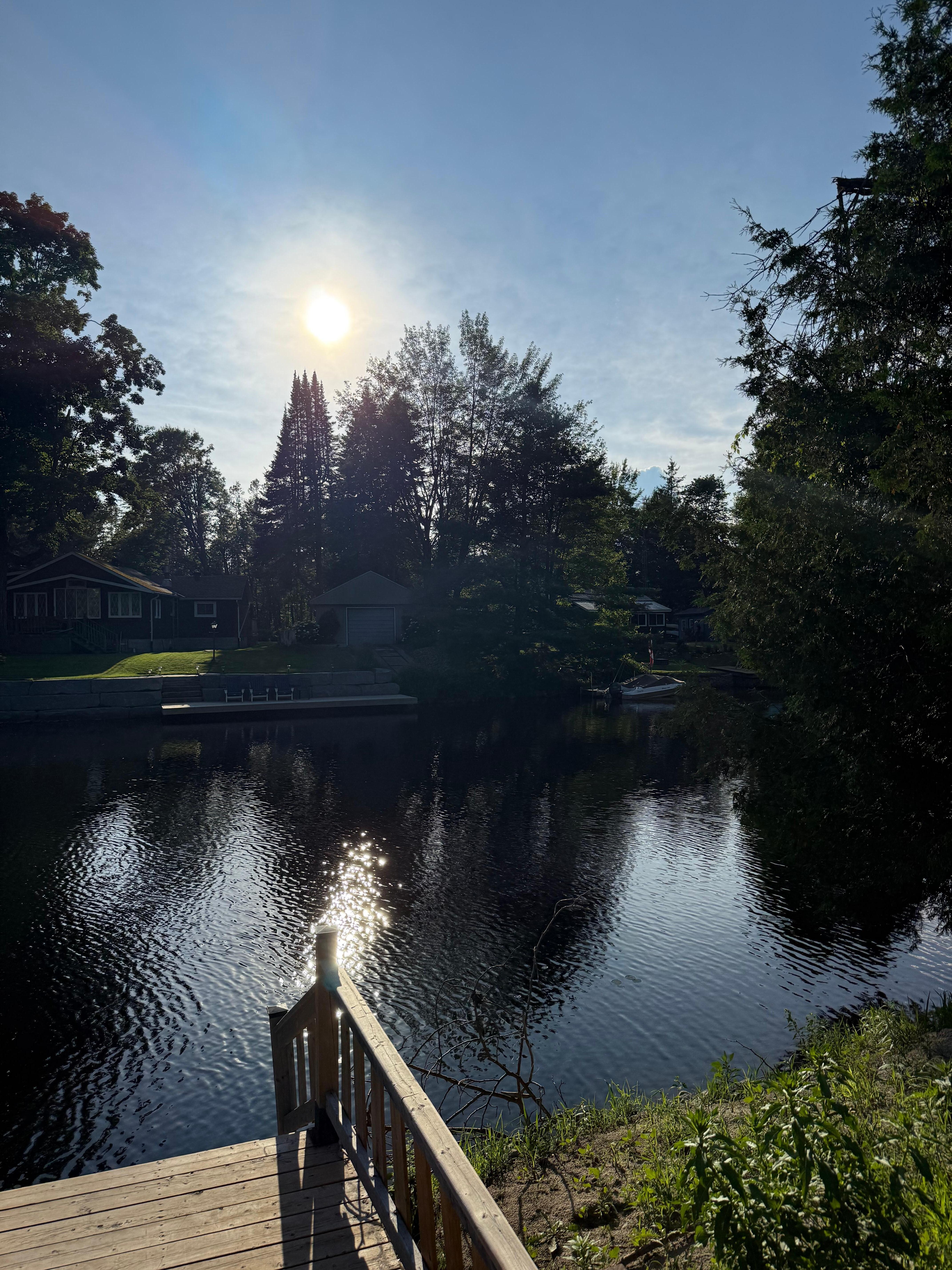 Stair entry to water 