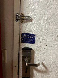 Door not secure
