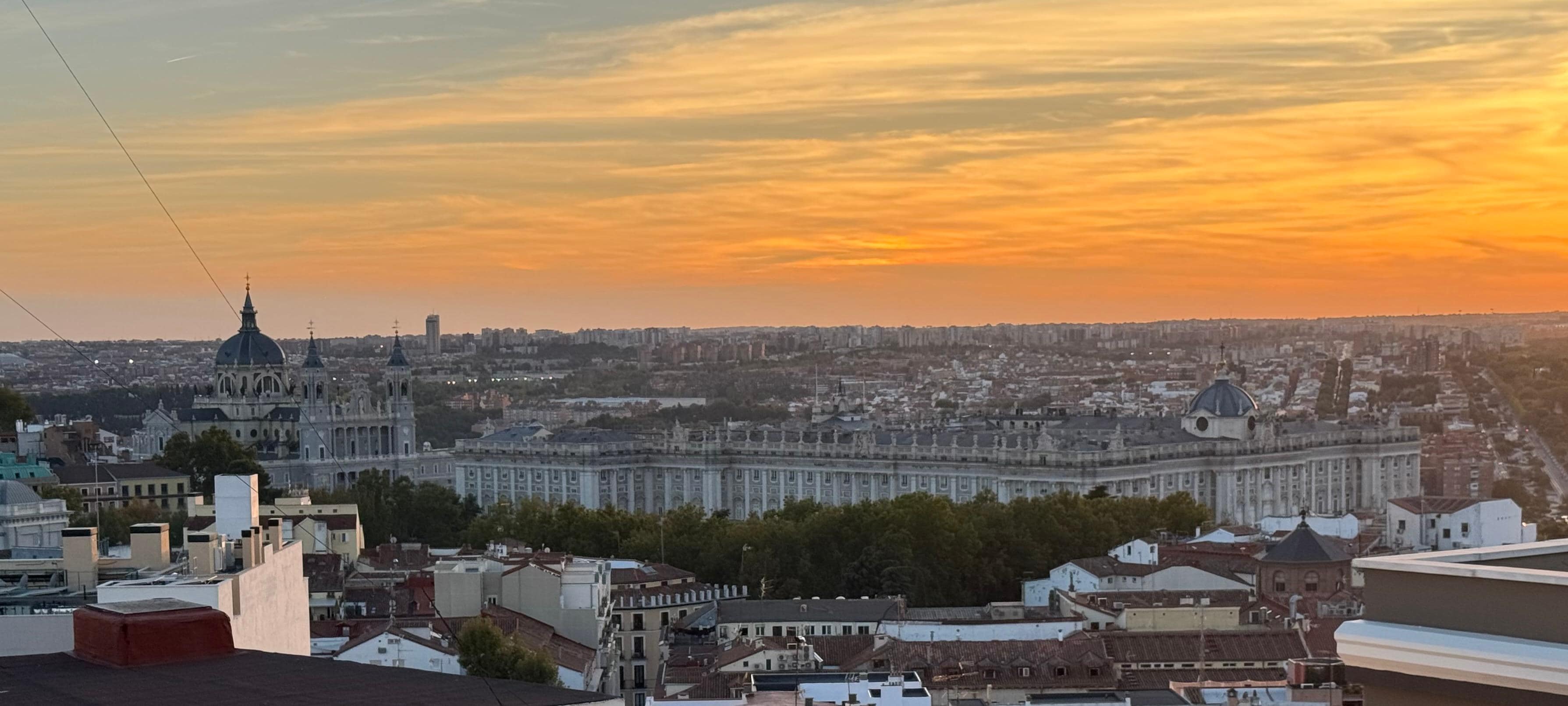 Sunset over the Royal Palace