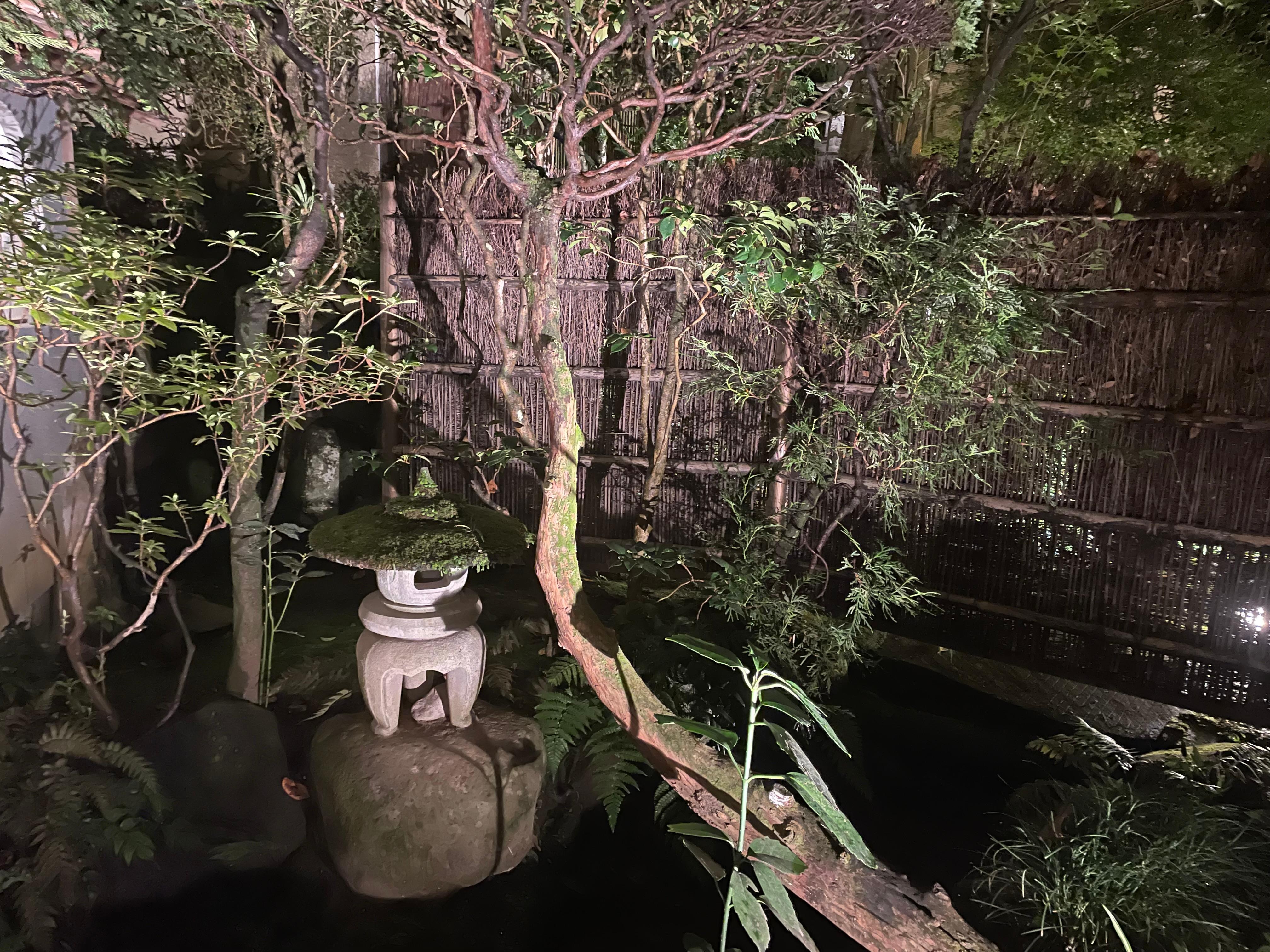 Nighttime view from our room 