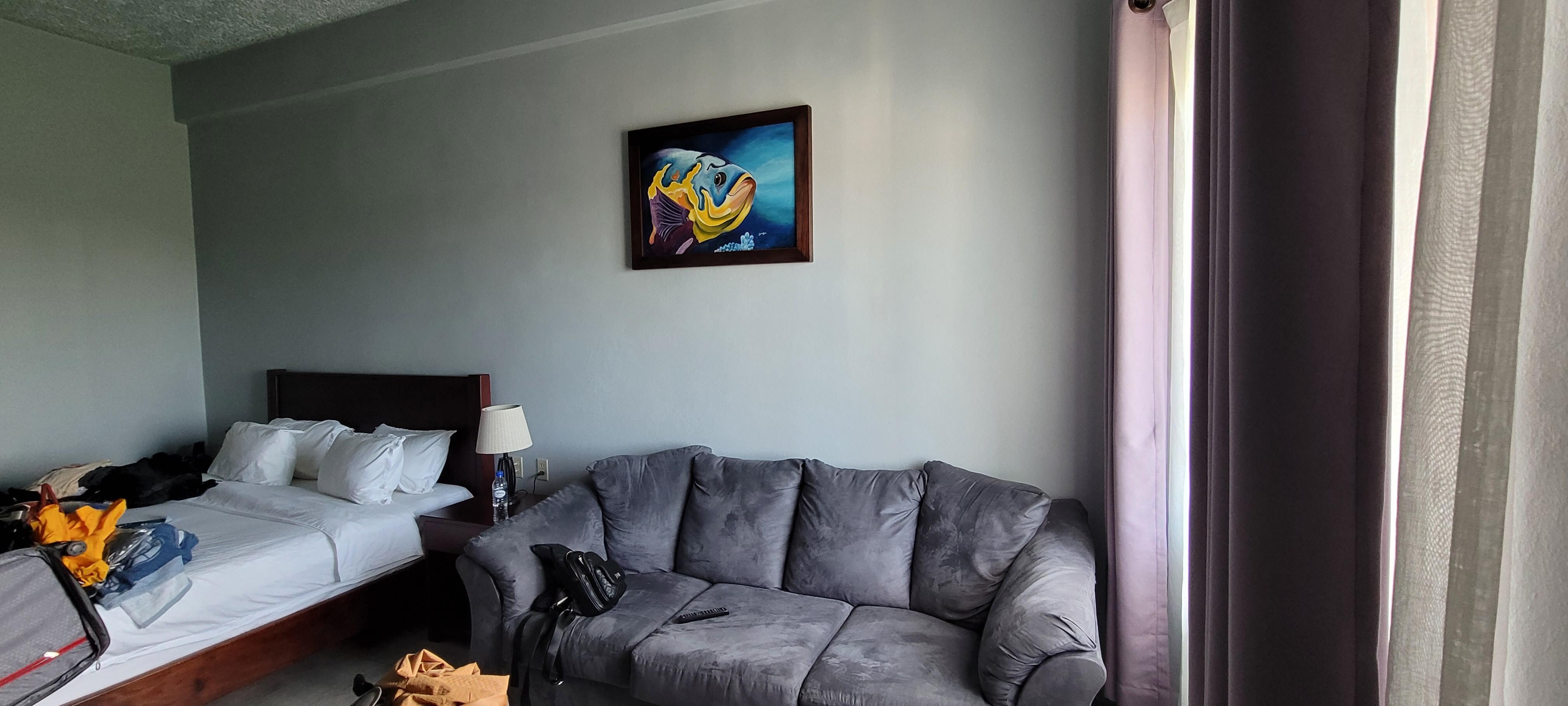 Bedroom and sitting area