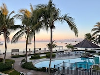 Ocean view from room morning