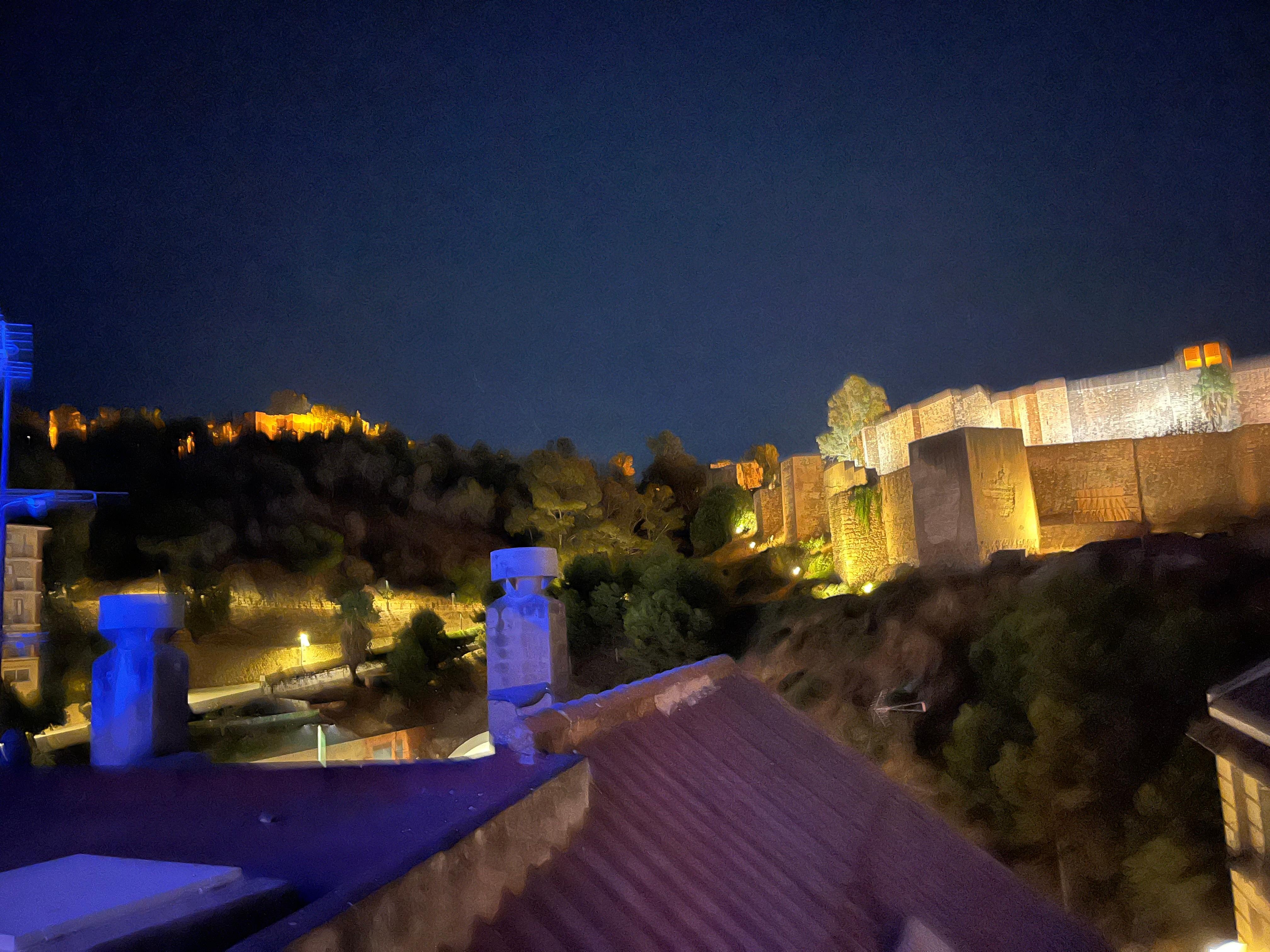 Nighttime view from Batik restaurant.