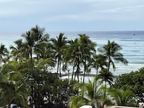 View from partial
Oceanview room in 6th floor