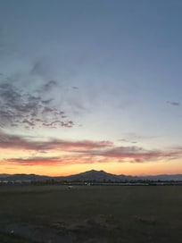 Sunset from our room.
