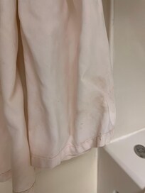 Moldy shower curtain