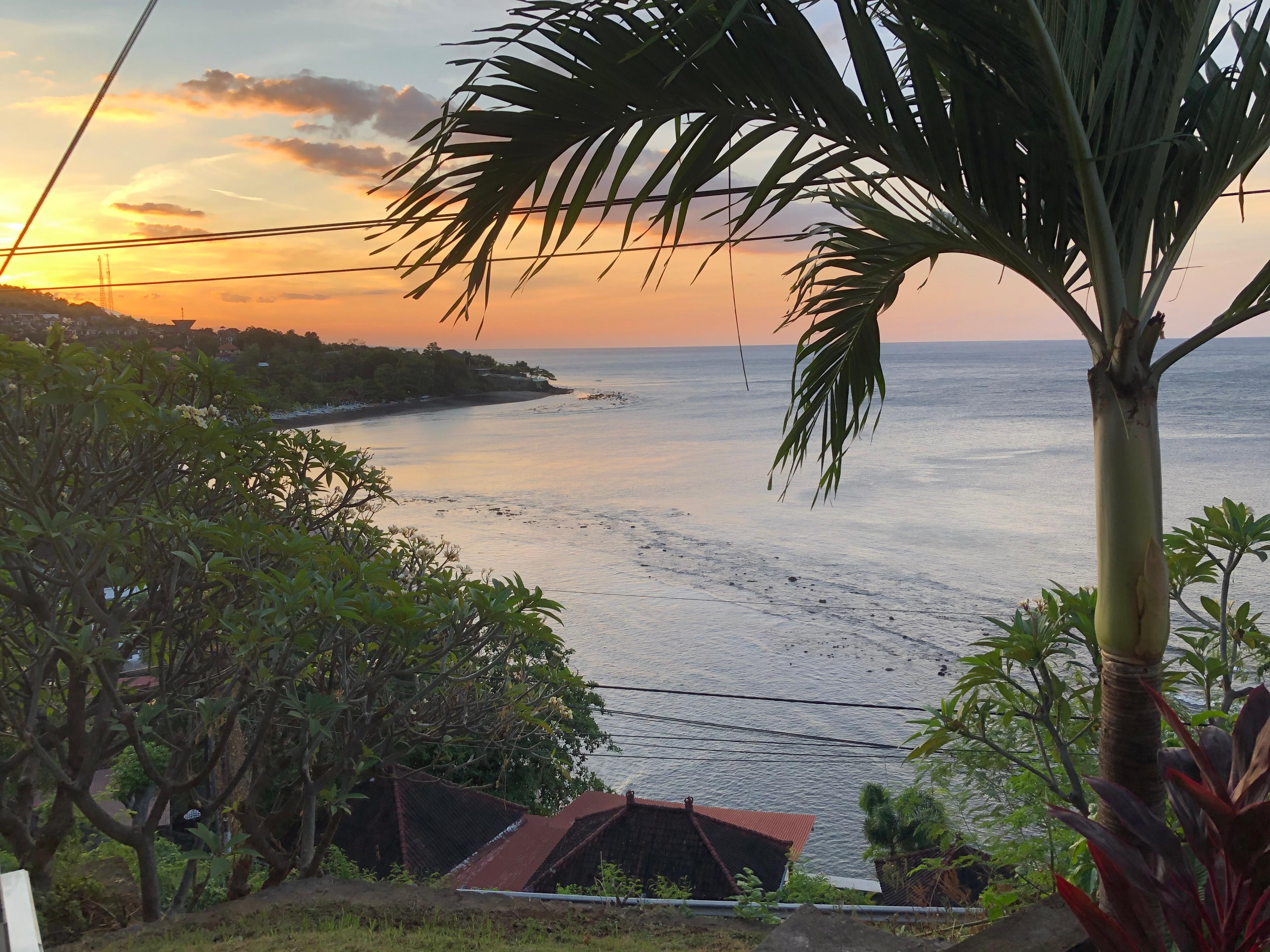 Sunset from our balcony