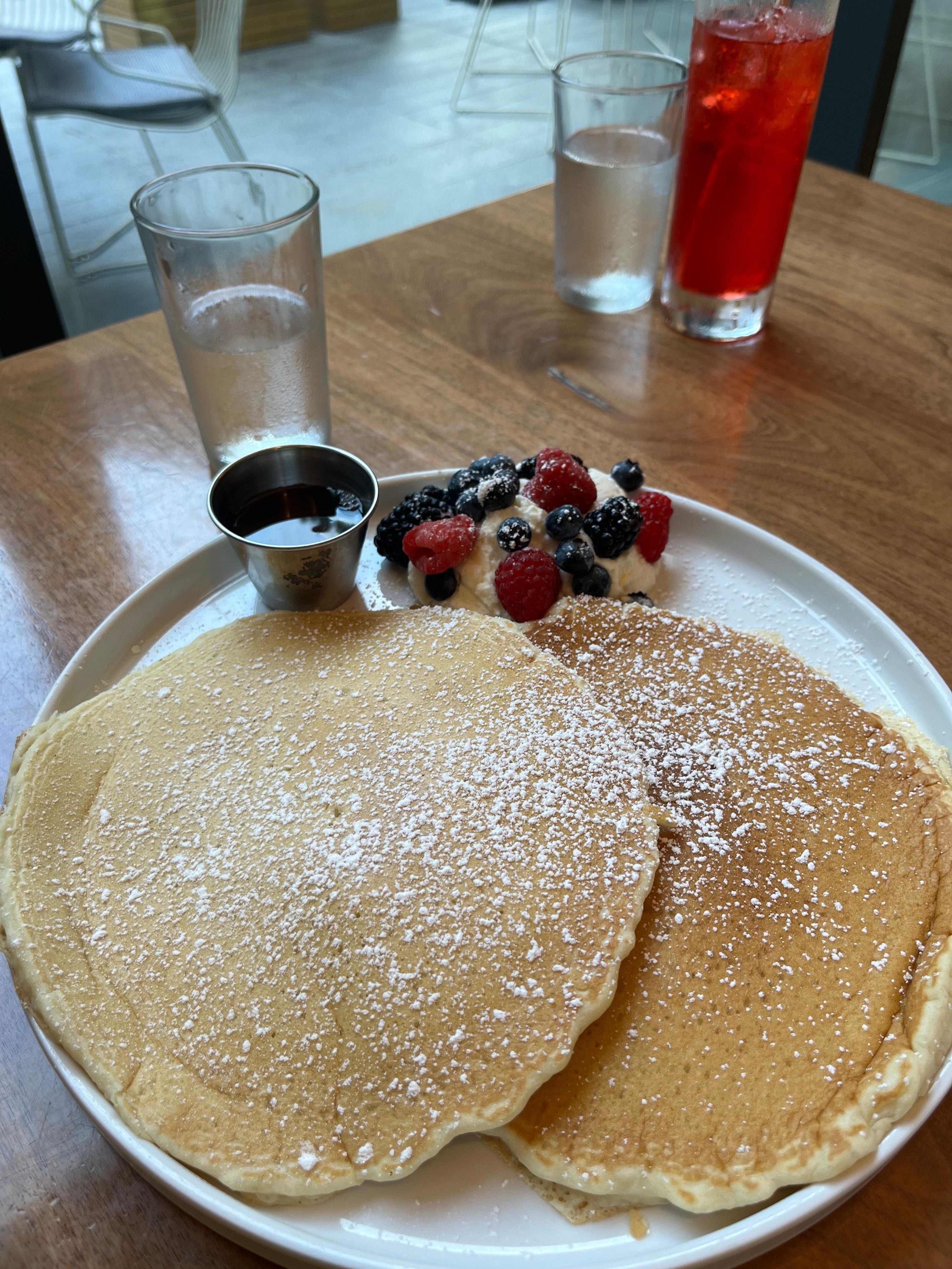 Pancakes were delicious 