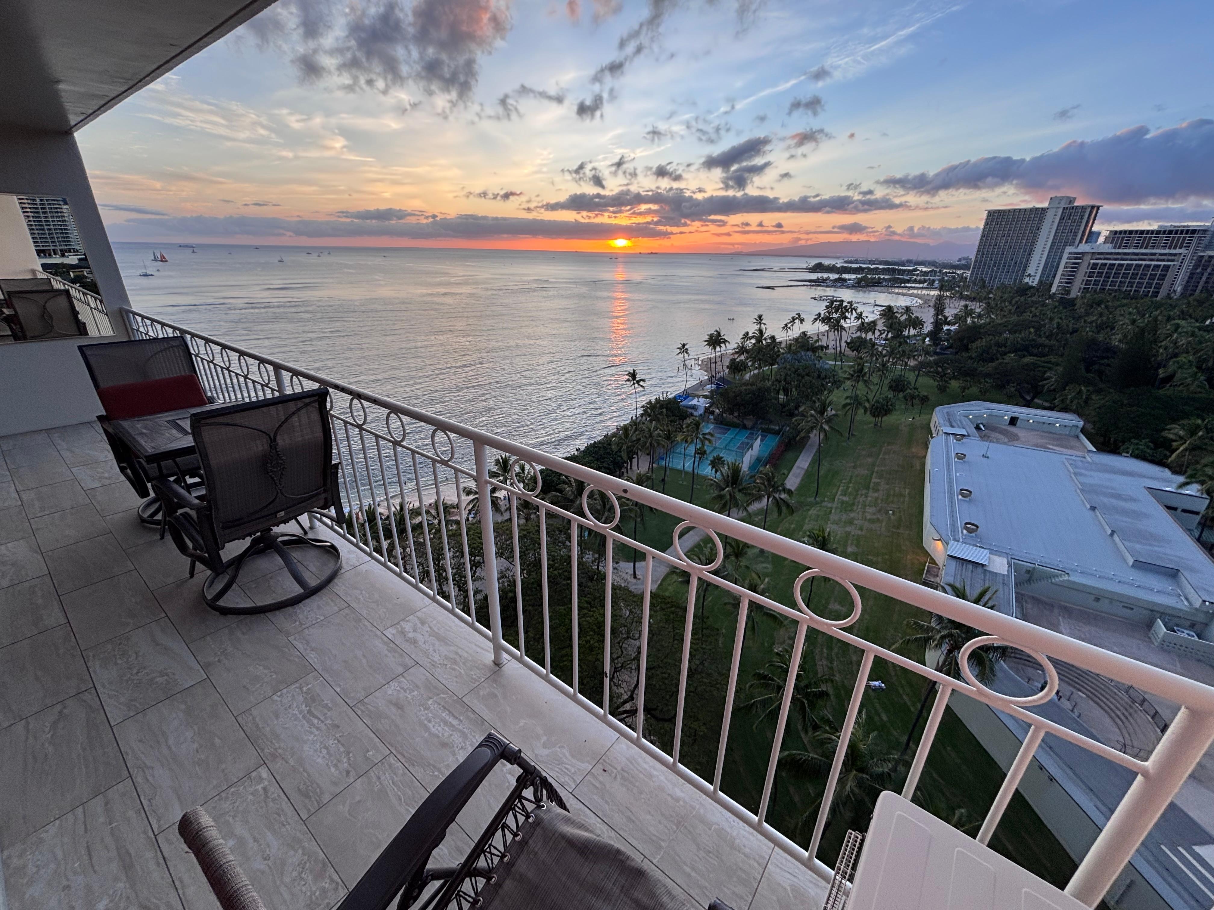 Balcony view from the left.