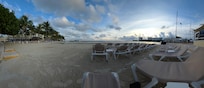 Panoramic view of beach