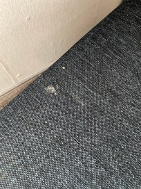 Crusty ottoman stain