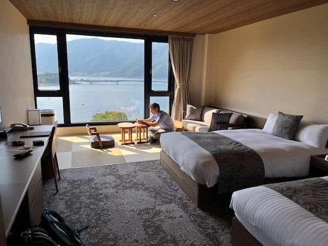 Western room with tatami area