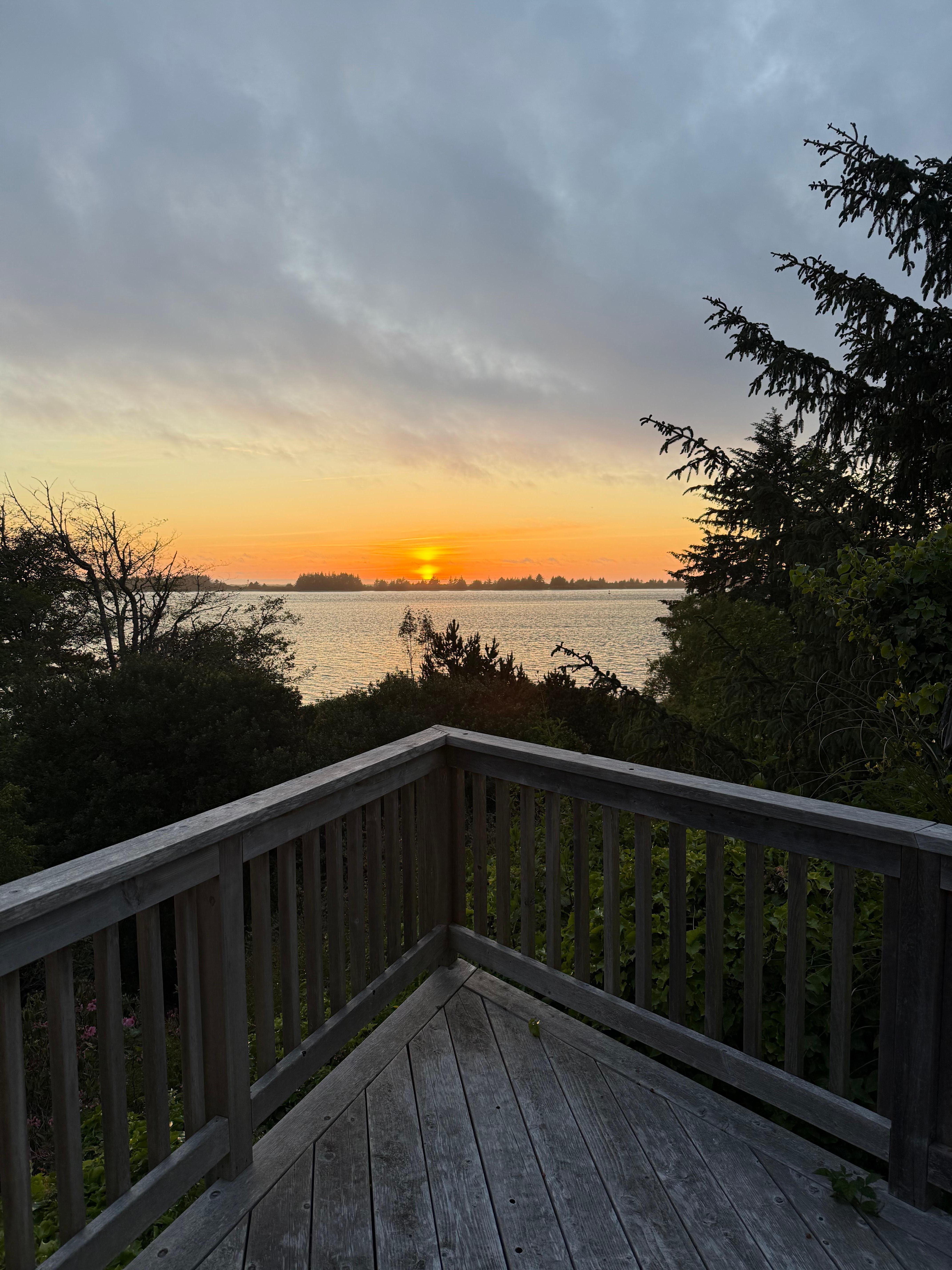 We were treated to a beautiful sunset both nights we stayed. 