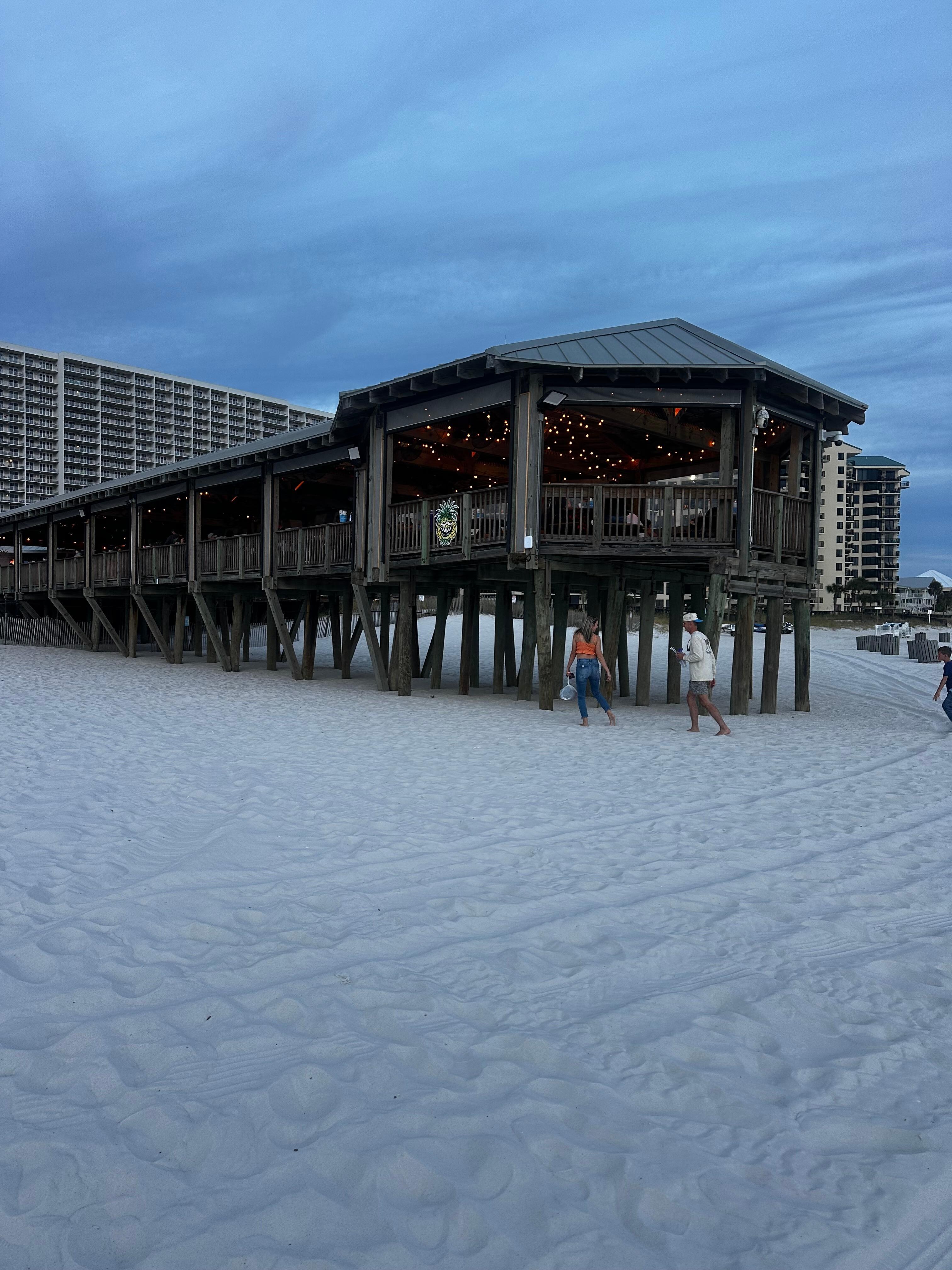 Eat and enjoy the beach
