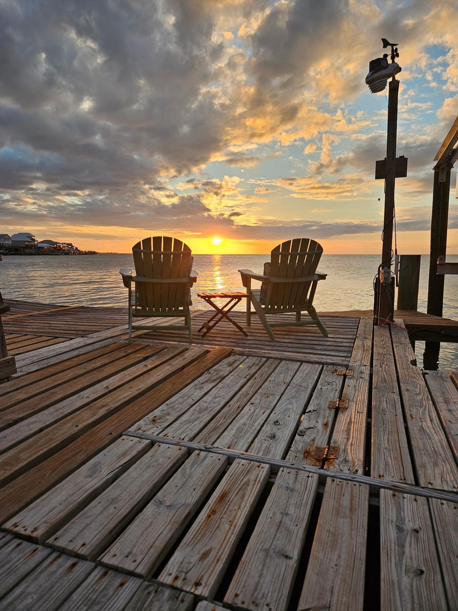 Sunset from the dock