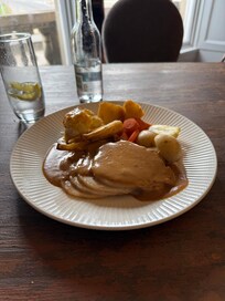 Lion of Pork stuffed with Black pudding