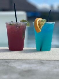 Poolside with my hunny bunny