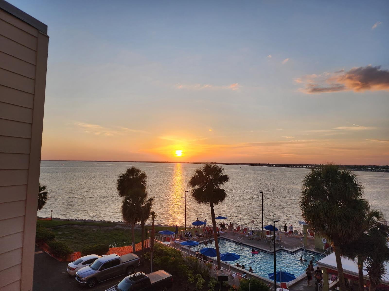 Wonderful Sunset View, from room balcony. Clearwater Fla