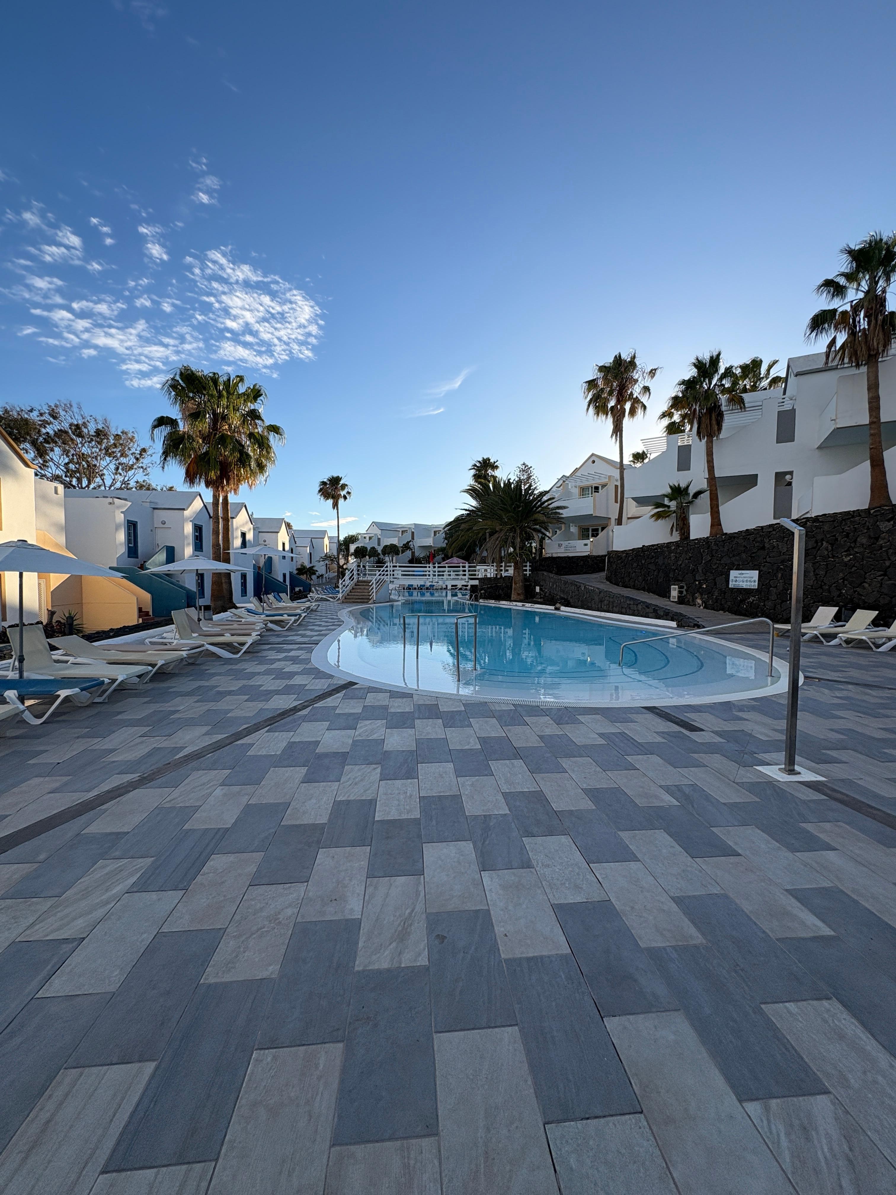 One of the 2 pools