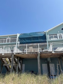 Jackhammering of units scheduled due to defective water intrusion