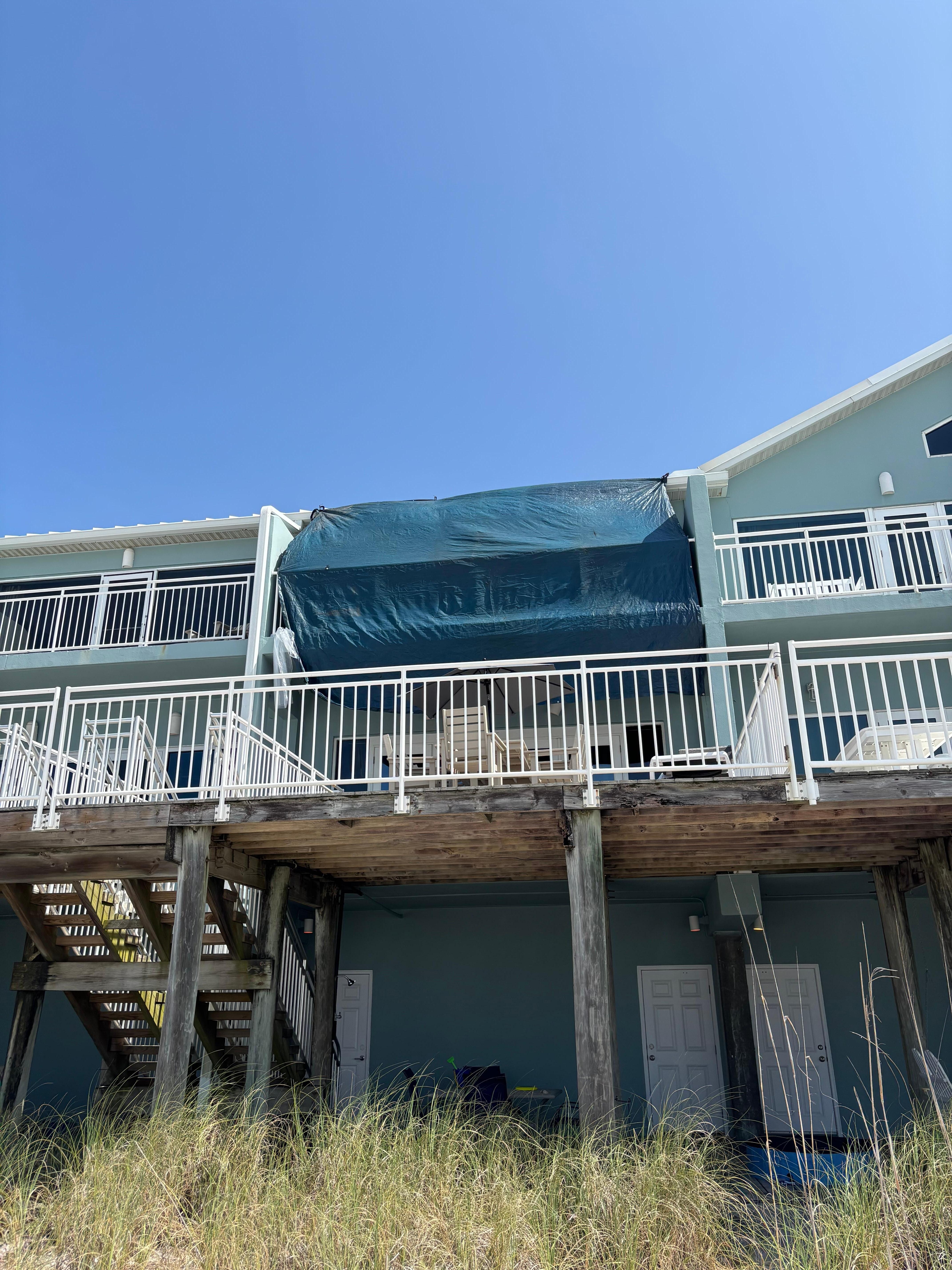 Jackhammering of units scheduled due to defective water intrusion 