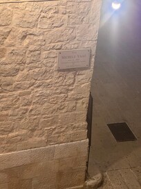 The street corner outside the apartment