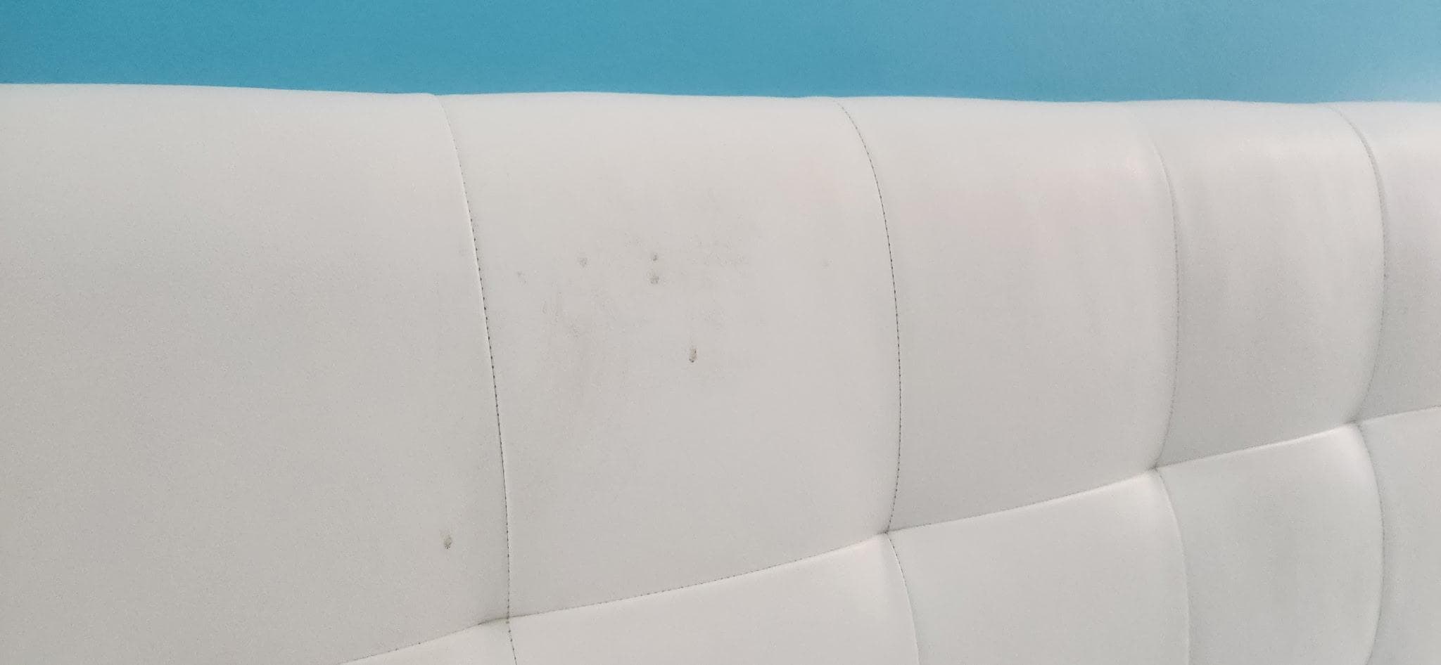 Spill on head board