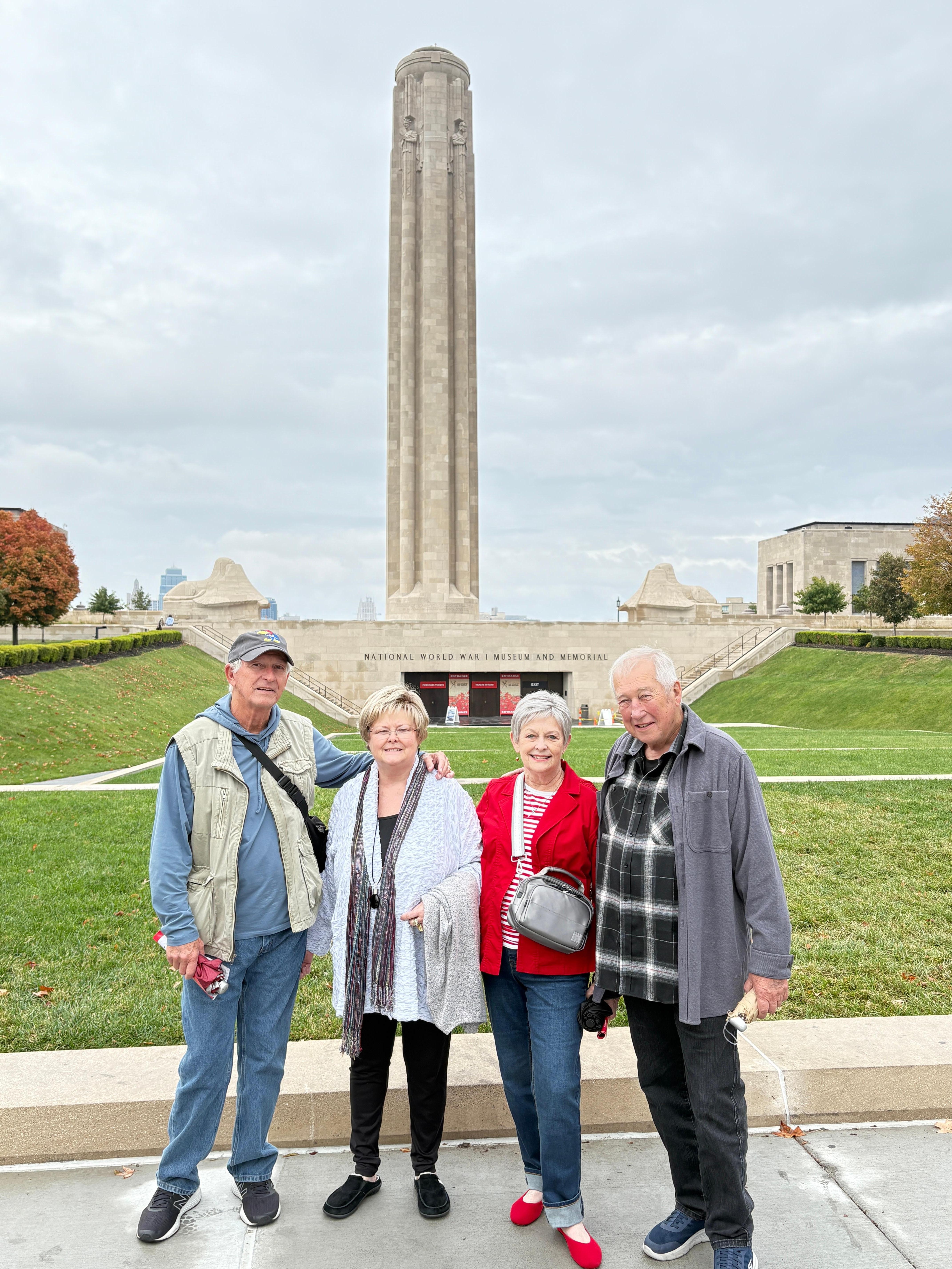In front of WWI Museum and Memorial.