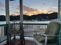 Sunset on the front deck