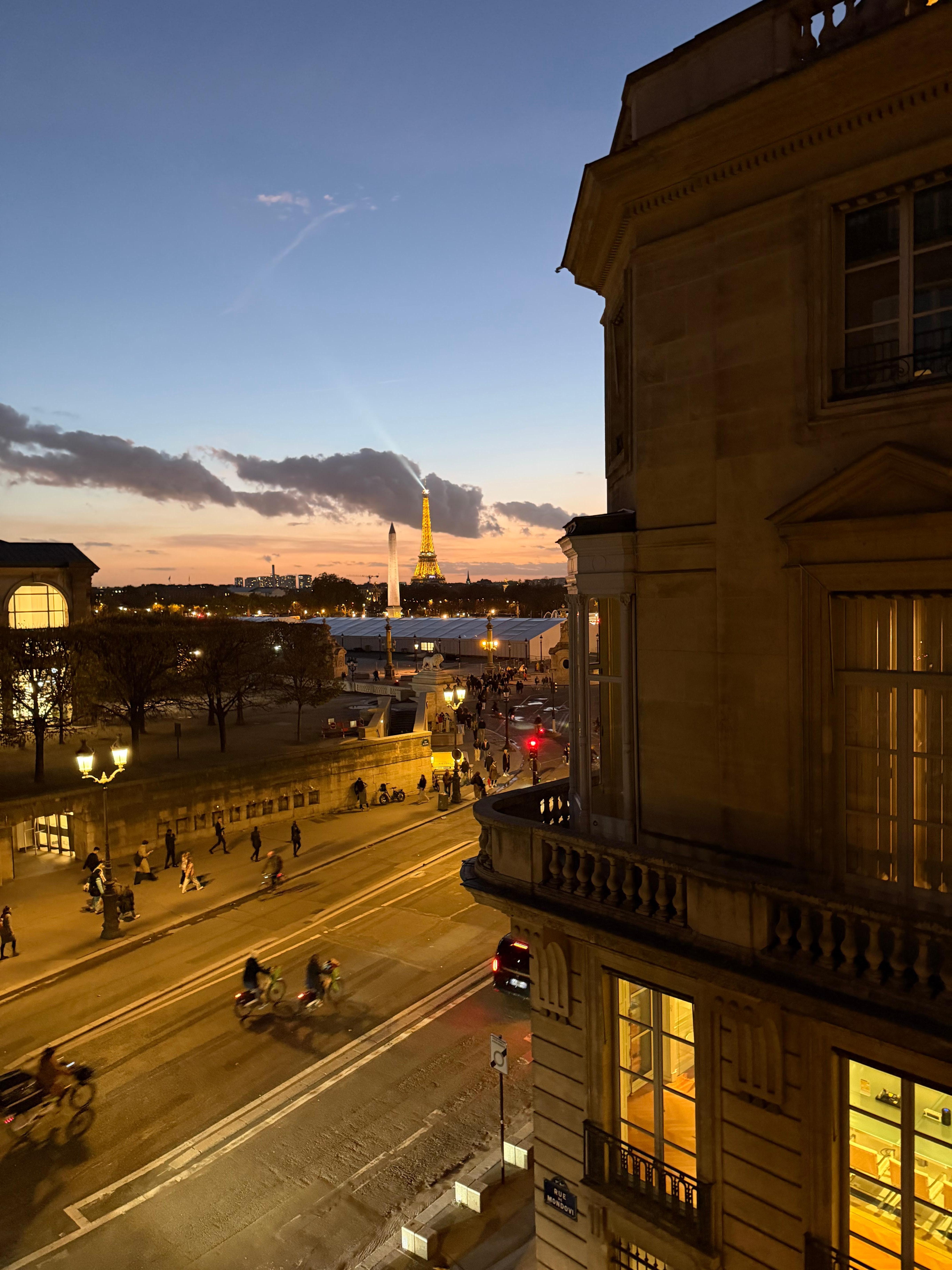 Great views of the Eiffel Tower