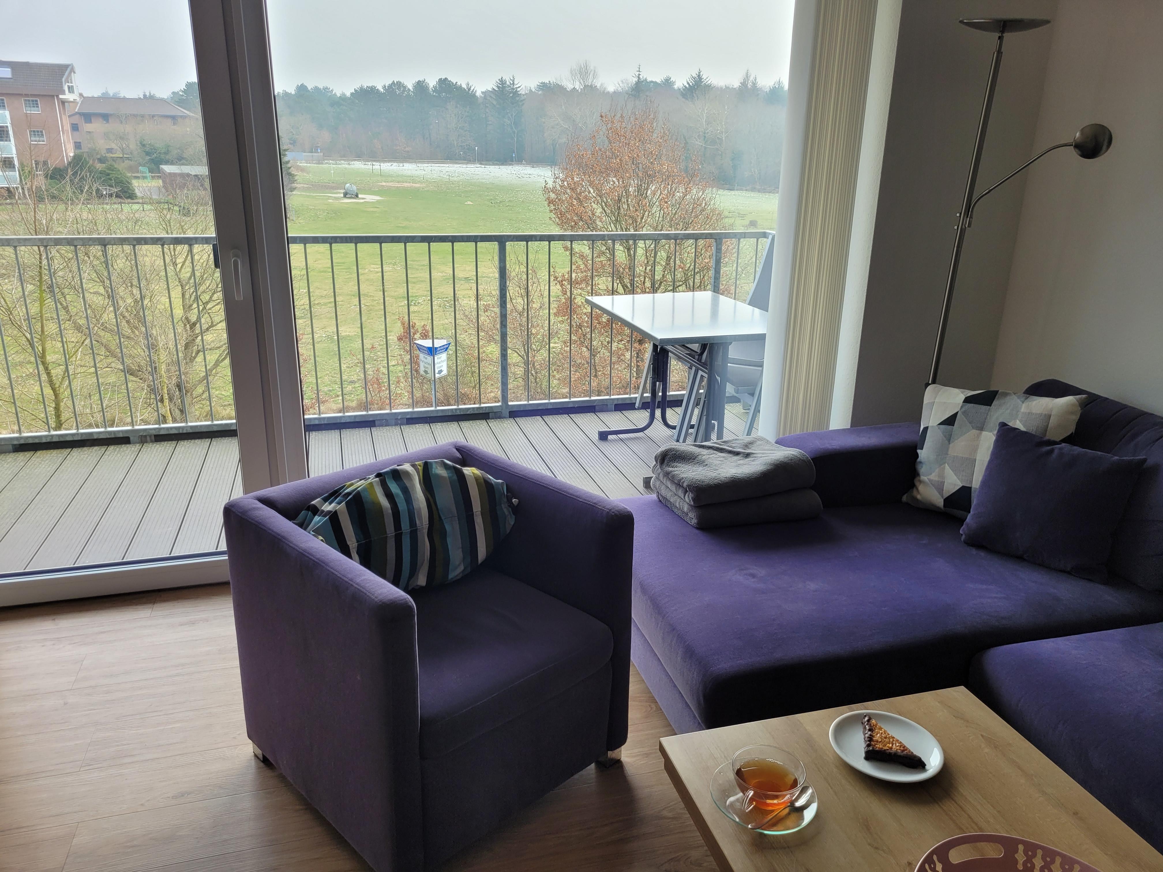 Blick in die offene Landschaft