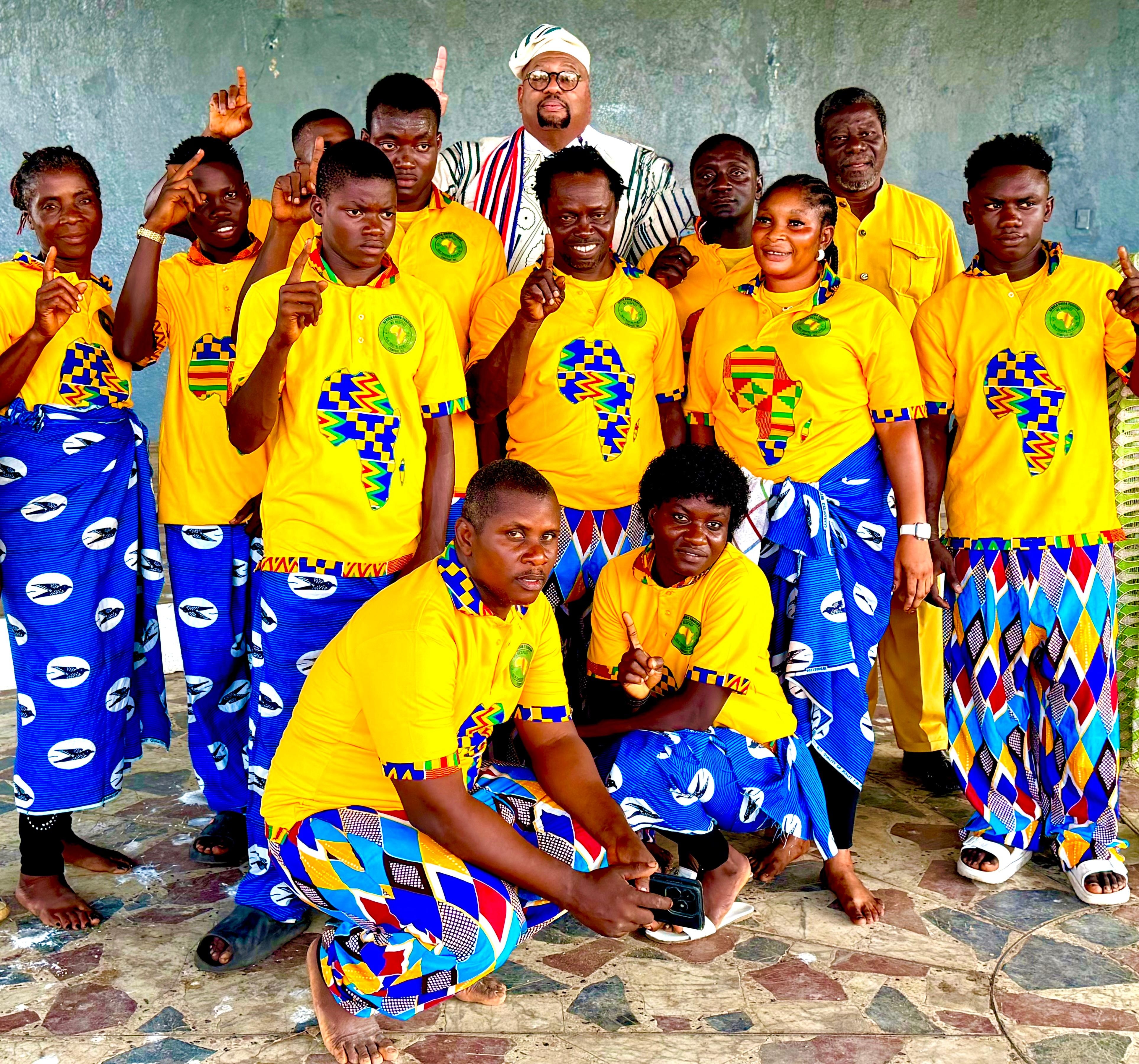 International Coach ALI celebrated by Liberian Cultural Performance Team