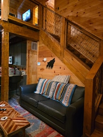 Livingroom with staircase