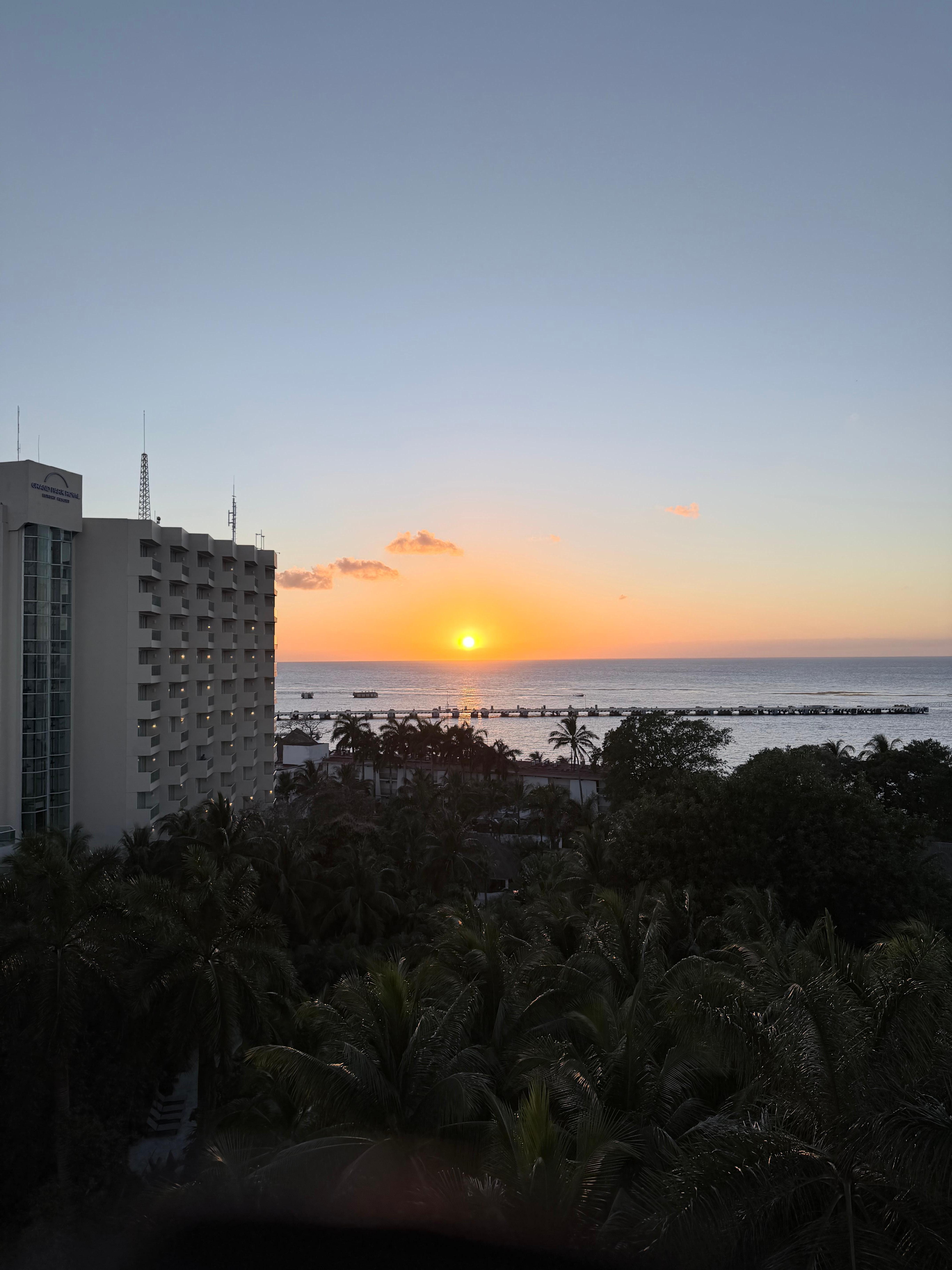 Our view from the balcony of our room.