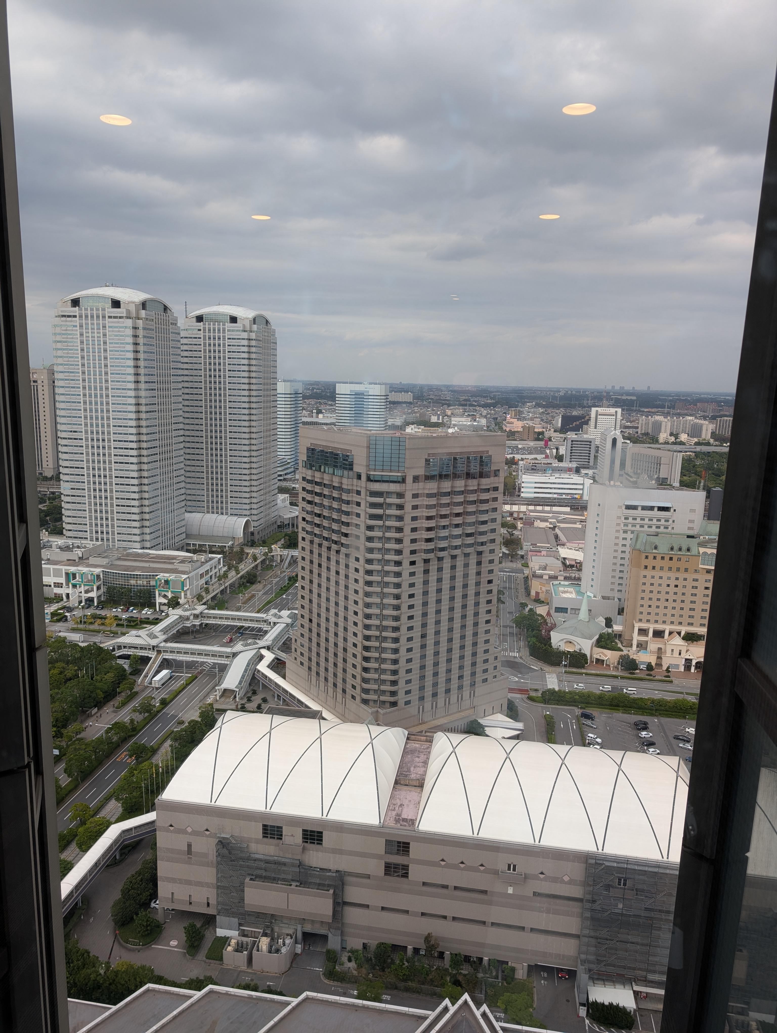 お昼の景色がよく見えた