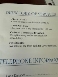 Directory of Services