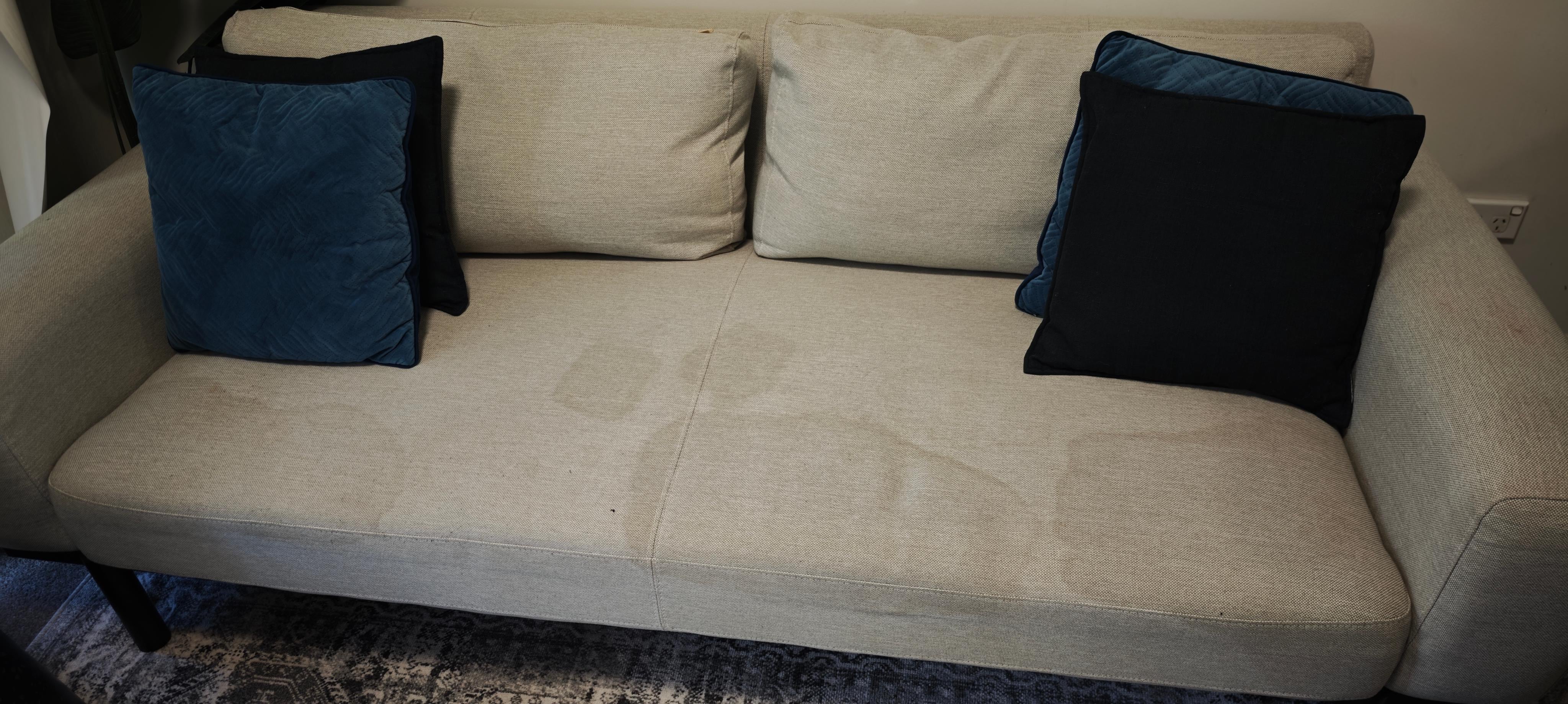 Stained couch