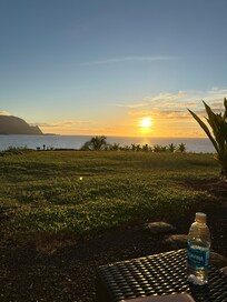 Sunset from patio