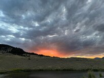 Sunset, North Yellowstone