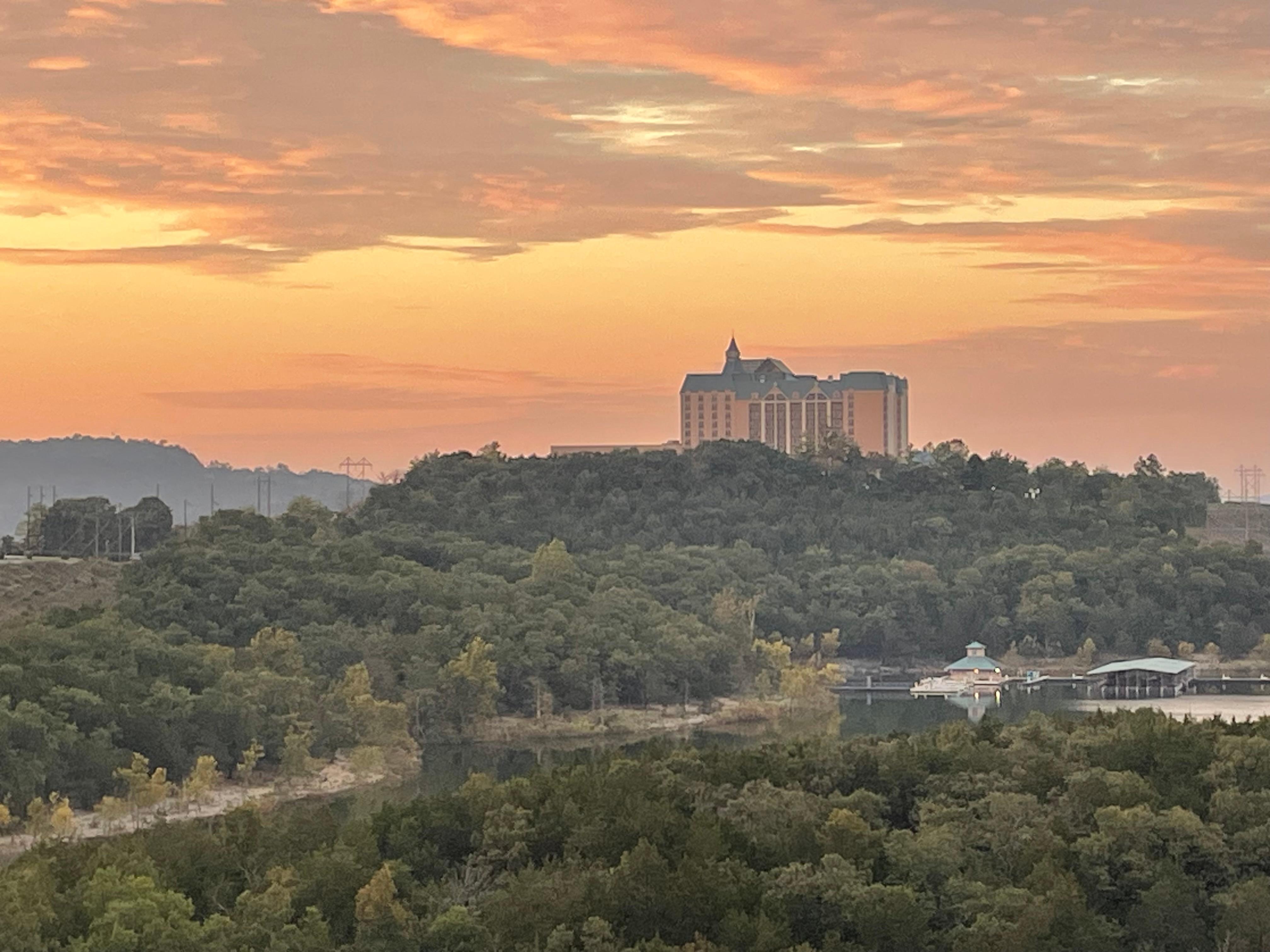 Morning sunrise view. Beautiful