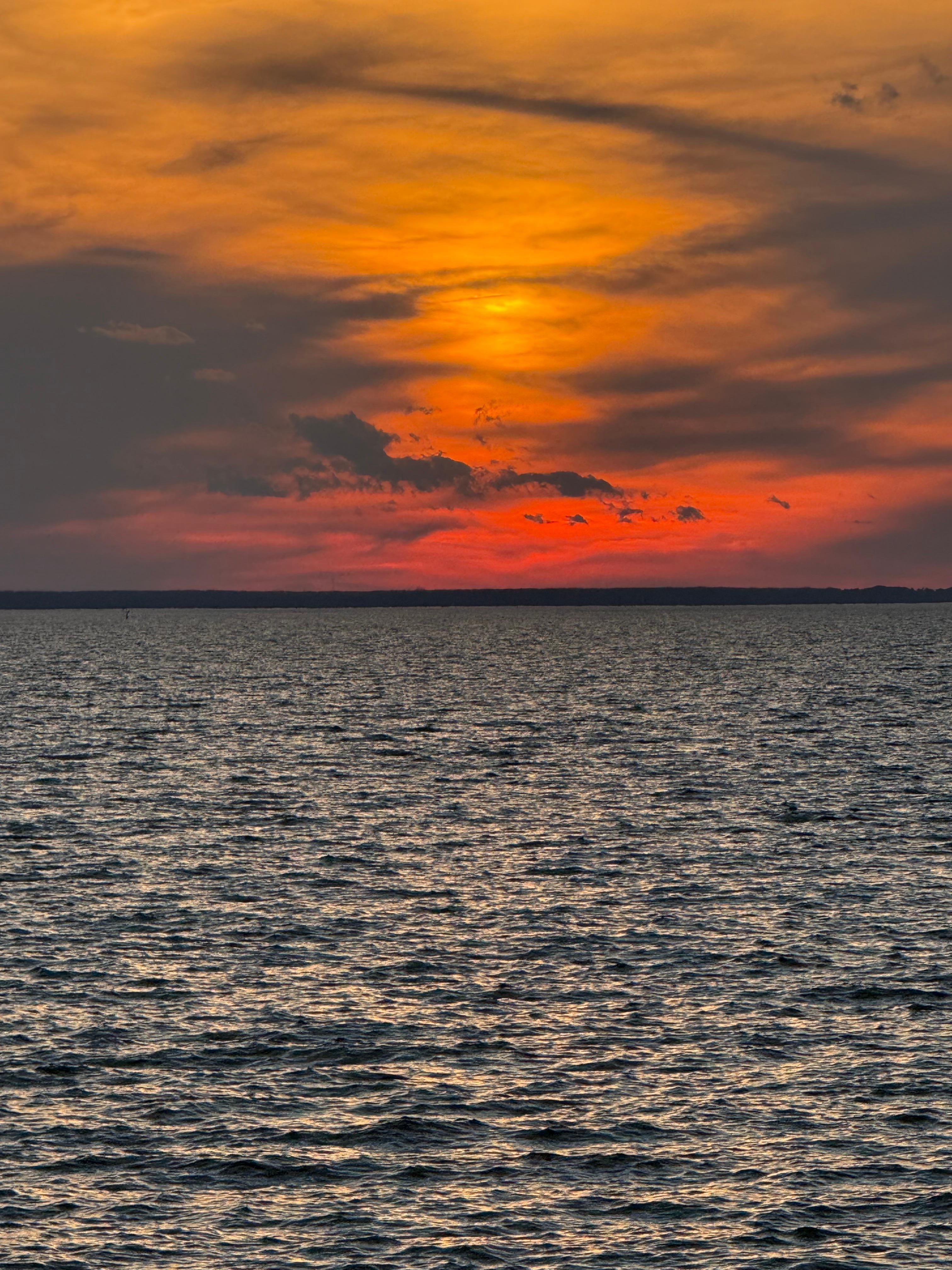 The beautiful sunsets at Pamlico Cottage.