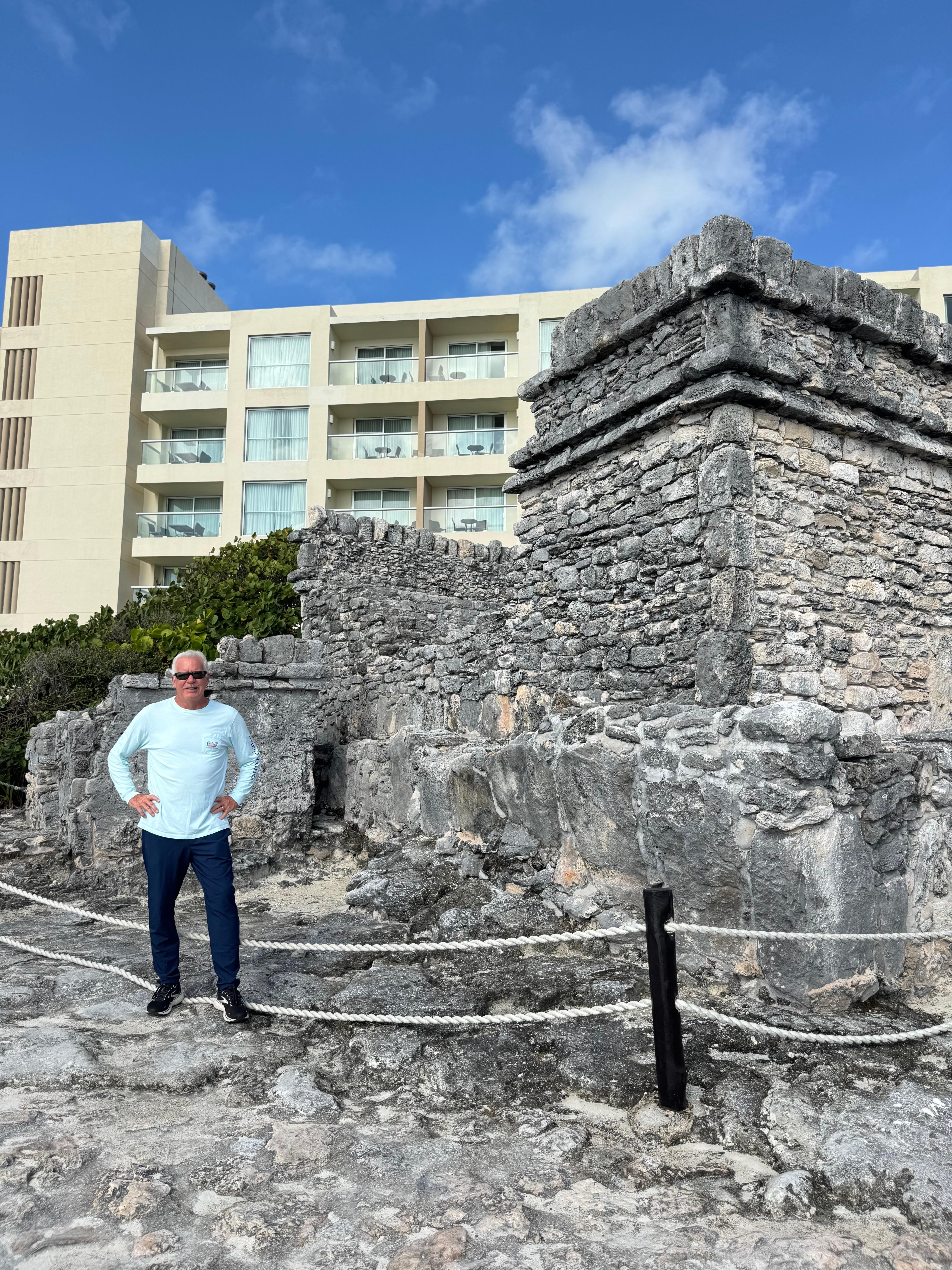 Mayan ruins on property