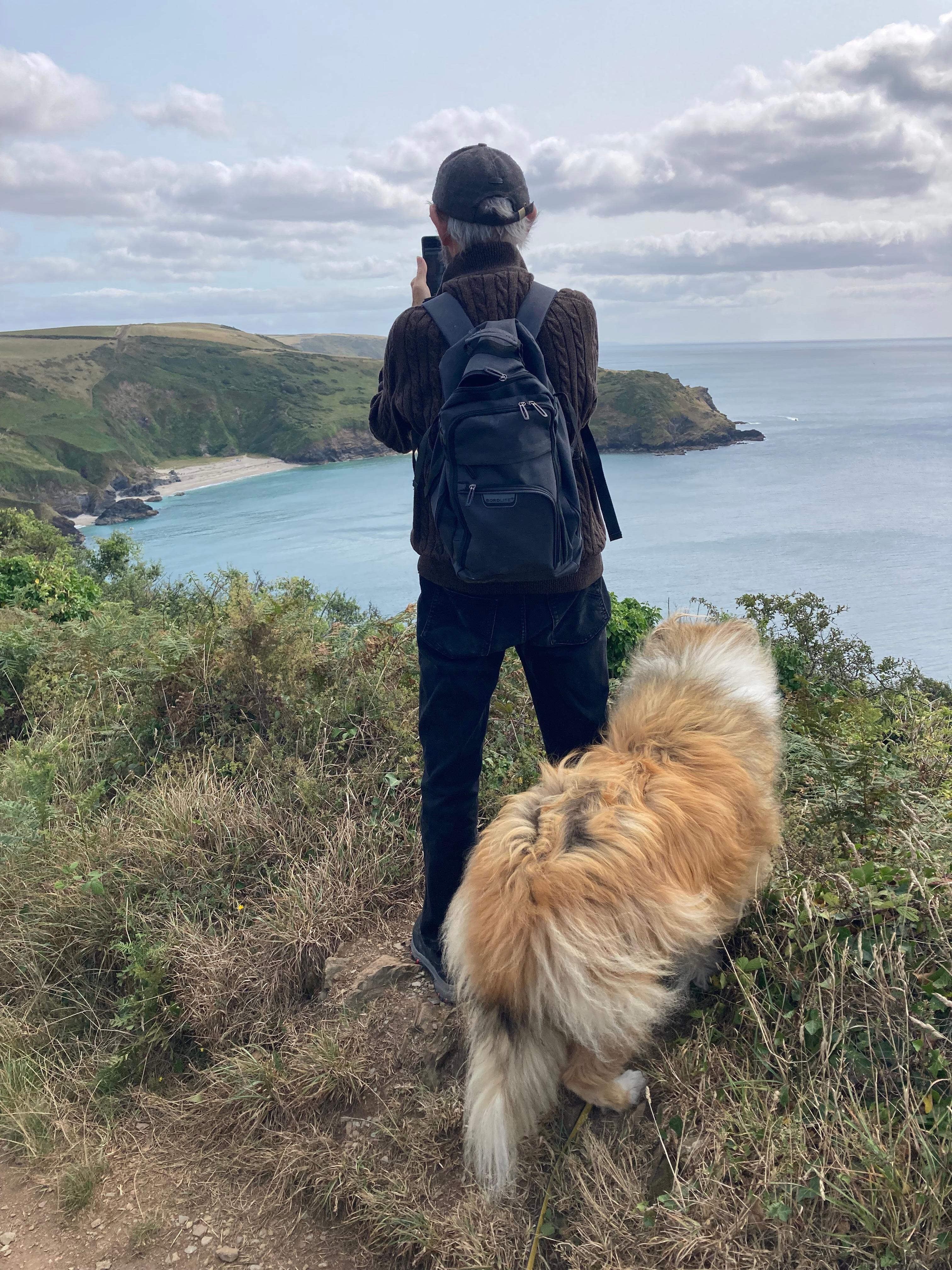 Coastal path from Polruan to Lantic Bay